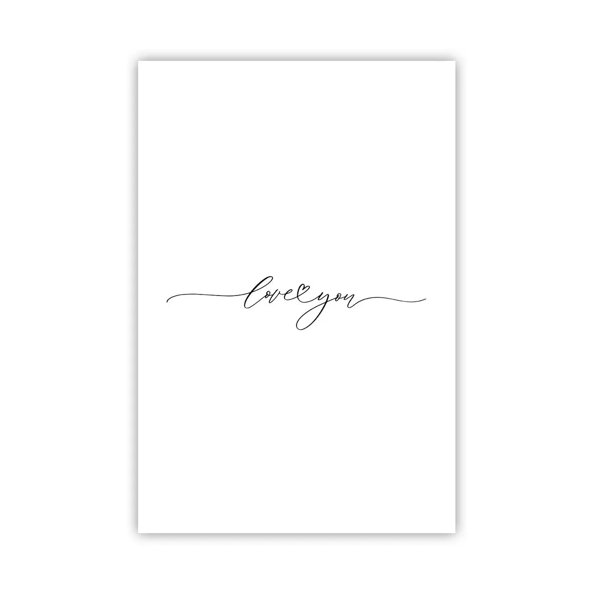 Plakát - Černé na bílém - 61x91 cm