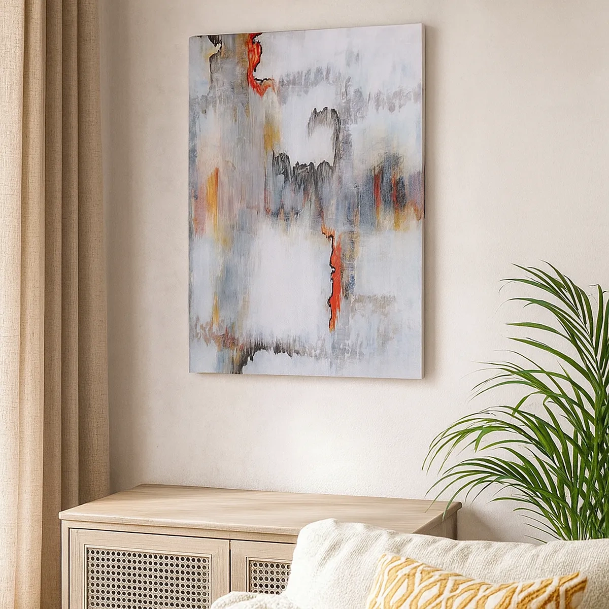 Obraz na plátně - Klackem po vodě - 50x70 cm