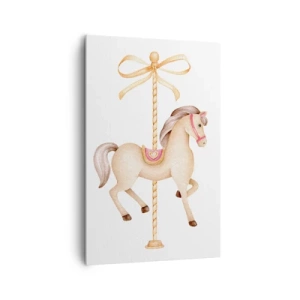 Obraz na plátně - Elegantním klusem - 80x120 cm