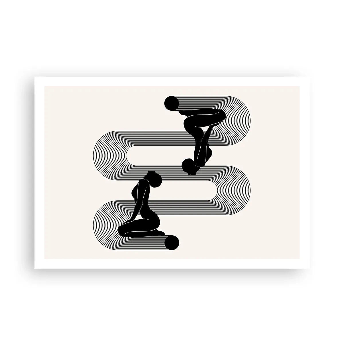 Plakát - Smyslná symetrie - 100x70 cm