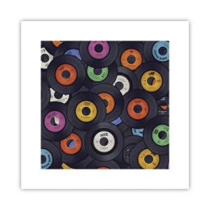 Plakát - Barvy klasiky - 30x30 cm