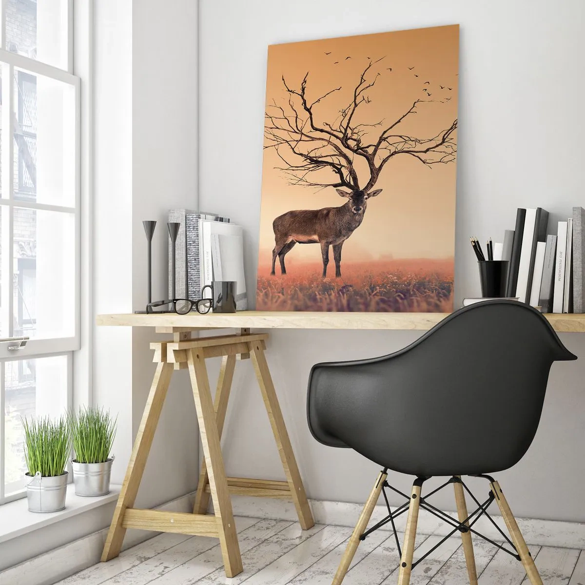 Obraz na skle - Prajelen - věčný duch lesa - 50x70 cm