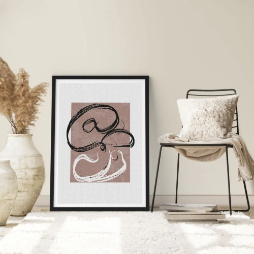 Plakát v černém rámu - Kompozice – hledání úplnosti - 61x91 cm