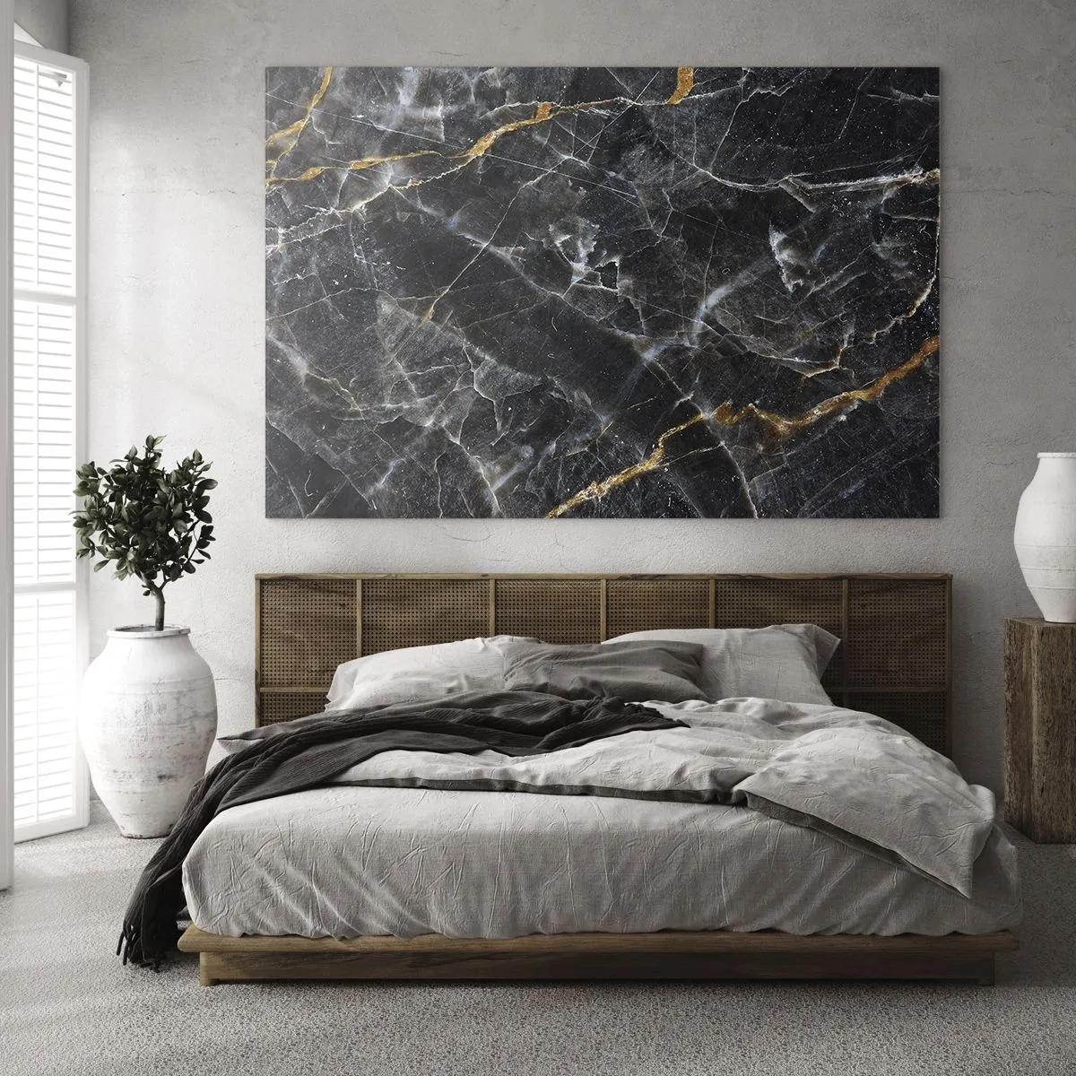 Obraz na skle - Vnitřní život kamene - 120x80 cm