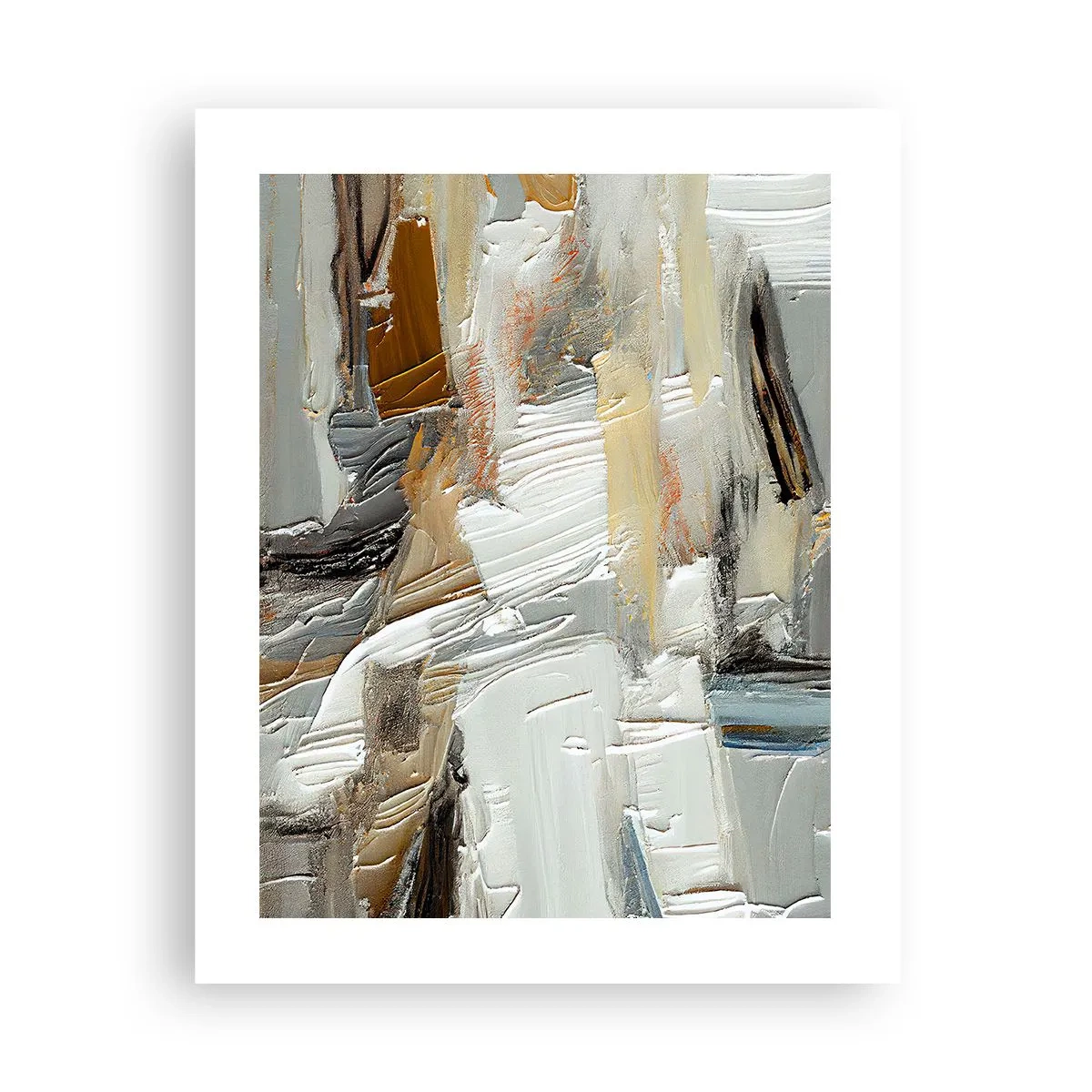 Plakát - Barevné nahromadění - 40x50 cm