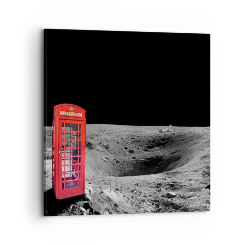 Obraz na plátně - Kosmický žert - 70x70 cm