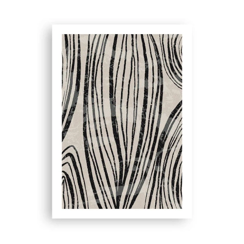 Plakát - Močál s liniemi - 50x70 cm