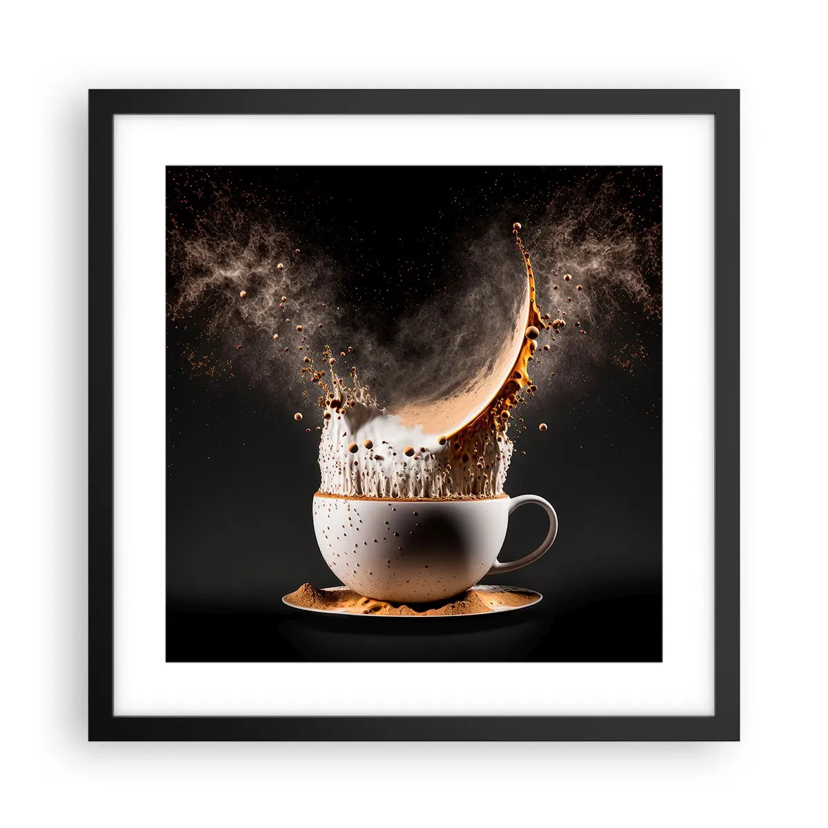 Plakát v černém rámu - Exploze chuti - 40x40 cm