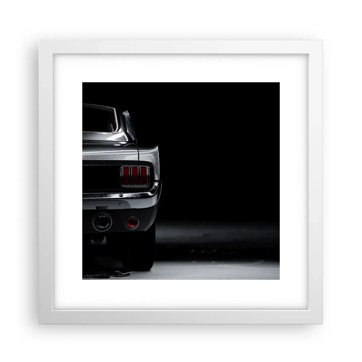 Plakát v bílém rámu - Kouzlo klasiky - 30x30 cm