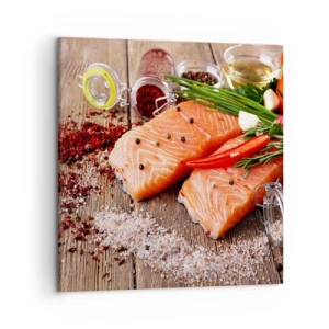 Obraz na plátně - Norské dobrodružství v kuchyni - 50x50 cm