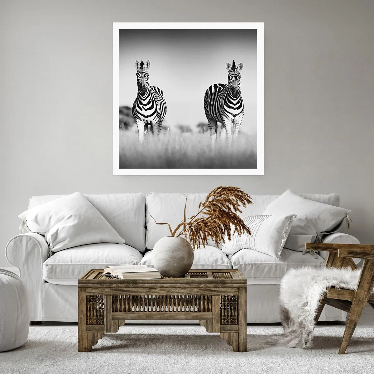 Plakát - A přesto je svět černo-bílý - 60x60 cm