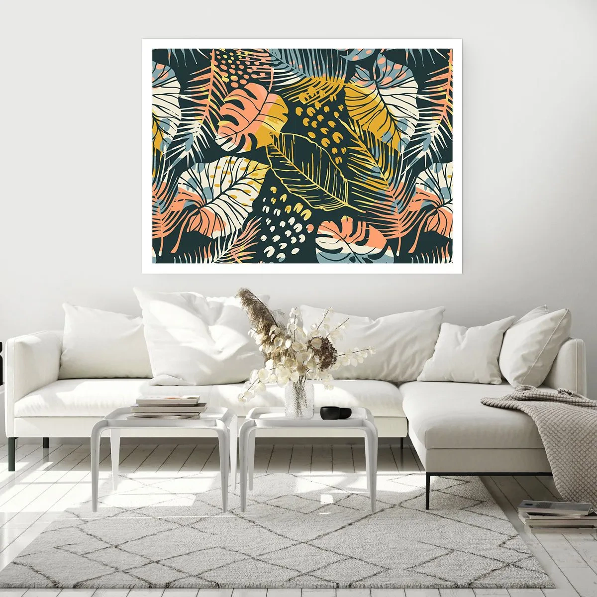 Plakát - Listová fantazie - 70x50 cm