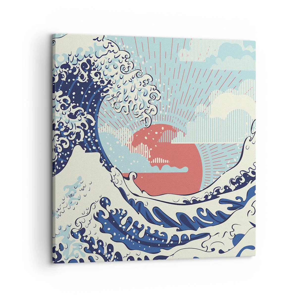 Obraz na plátně - Z japonských inspirací - 50x50 cm