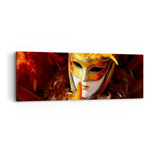 Obraz na plátně - Tajemství je částí hry - 90x30 cm