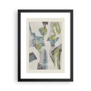 Plakát v černém rámu - Kompozice za sklem - 30x40 cm