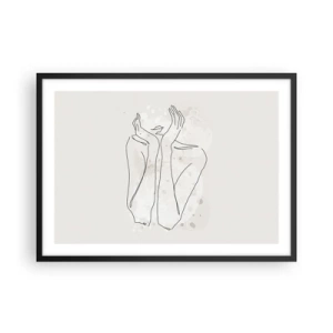 Plakát v černém rámu - Zasněný okamžik - 70x50 cm