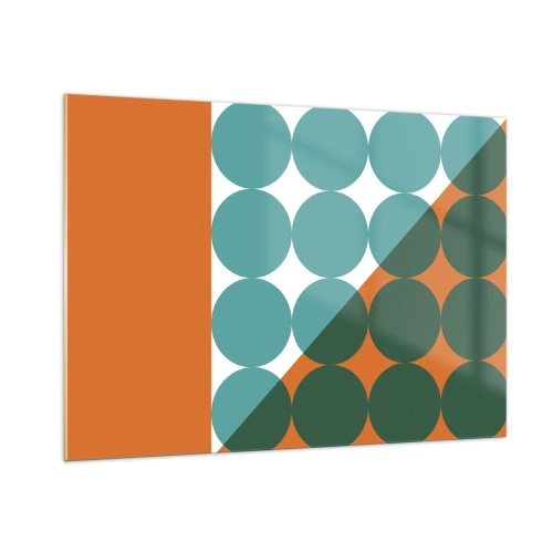 Obraz na skle - Nahoru a šikmo - 100x70 cm