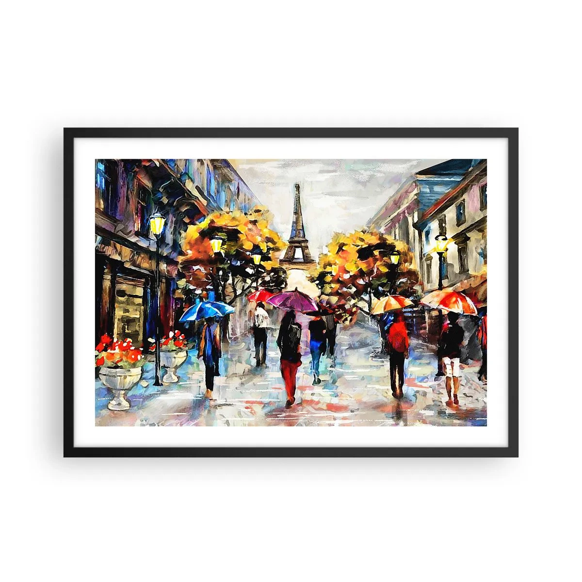 Plakát v černém rámu - Na podzim zvlášť krásný - 70x50 cm