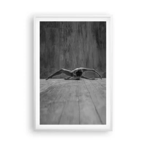 Plakát v bílém rámu - Nalezená symetrie - 61x91 cm