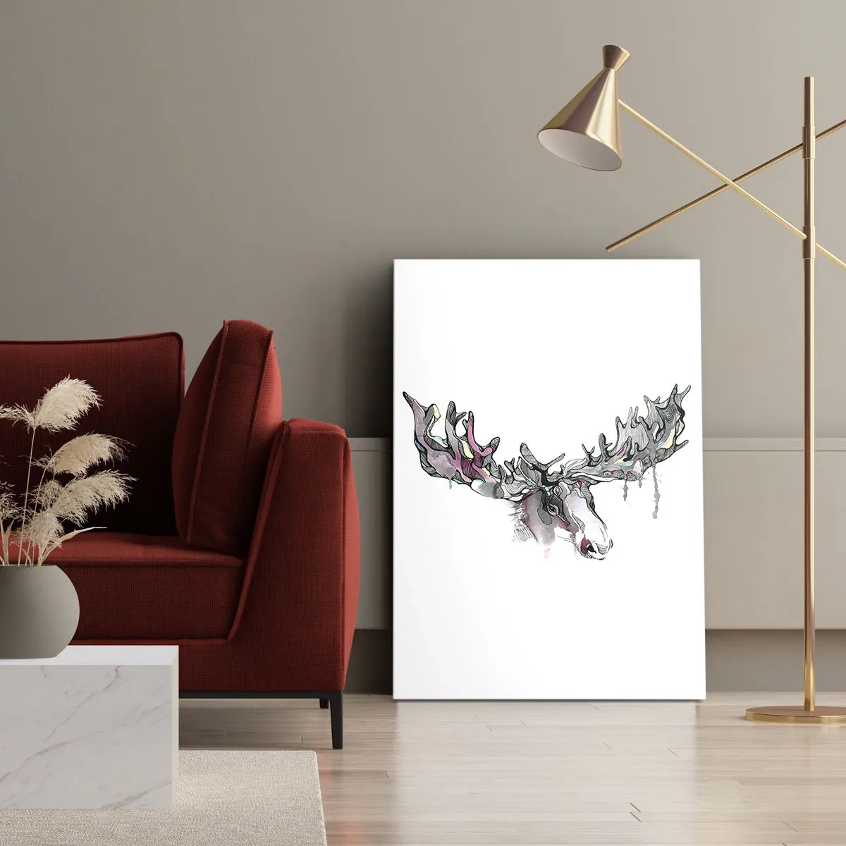 Obraz na plátně - Koruna lesního krále - 45x80 cm