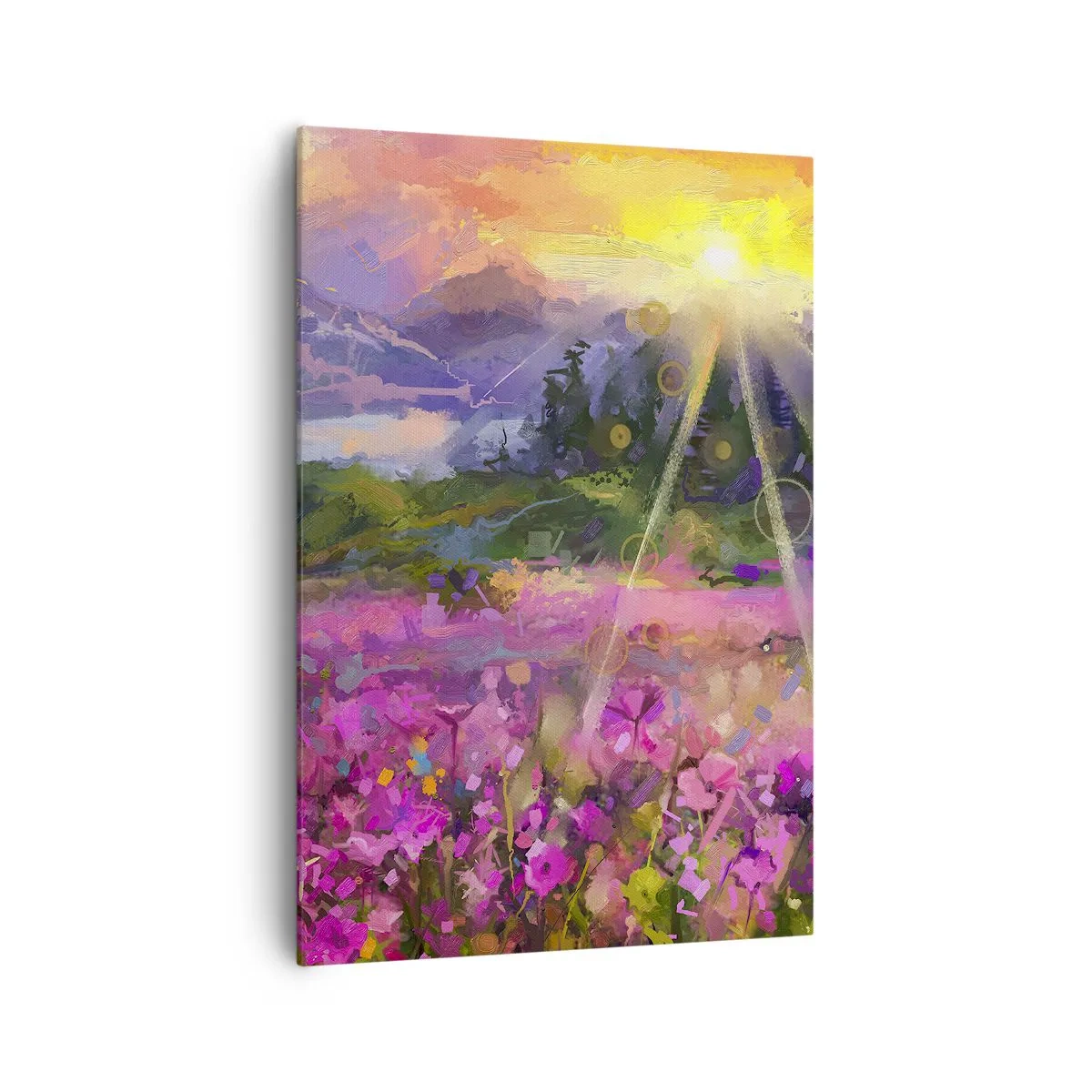 Obraz na plátně - V údolí v péči slunce - 70x100 cm