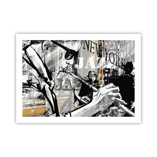 Plakát - V rytmu New Yorku - 70x50 cm