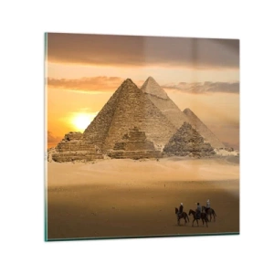 Obraz na skle - Beze změn po tisíce let - 30x30 cm