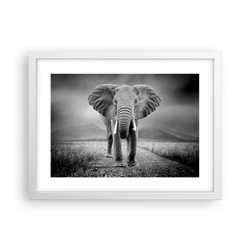 Plakát v bílém rámu - Hostitel vítá - 40x30 cm