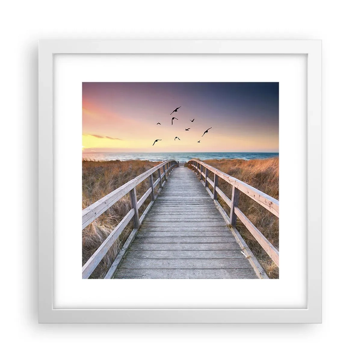 Plakát v bílém rámu - Prostor pro vzestupy - 30x30 cm