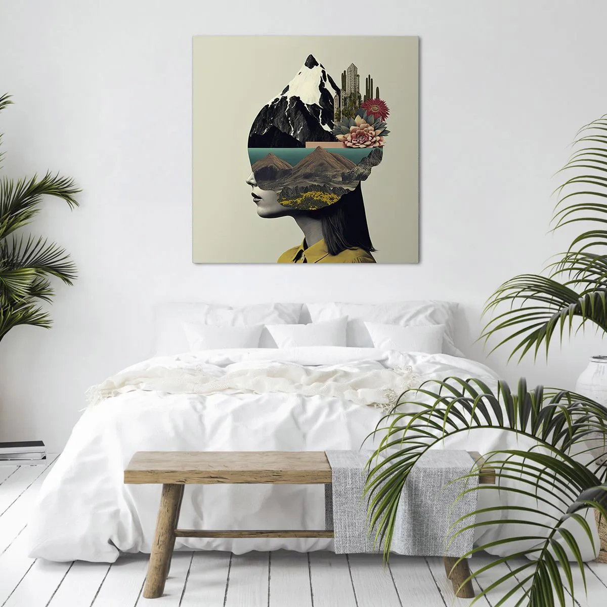 Obraz na plátně - Žena – vždy tajemství - 50x50 cm