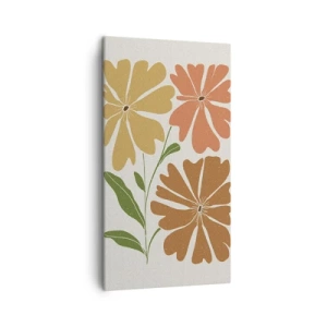 Obraz na plátně - Příroda a geometrie - 45x80 cm