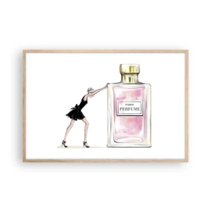 Plakát v rámu světlý dub - Podstata ženskosti - 91x61 cm