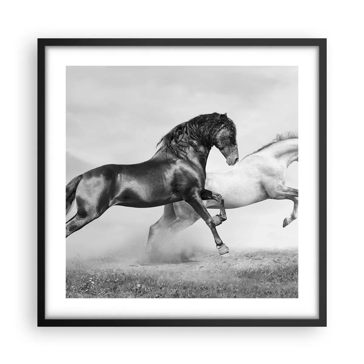 Plakát v černém rámu - Andělé a démoni - 50x50 cm