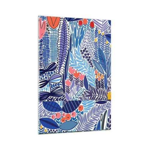 Obraz na skle - Havajská zahrada - 80x120 cm