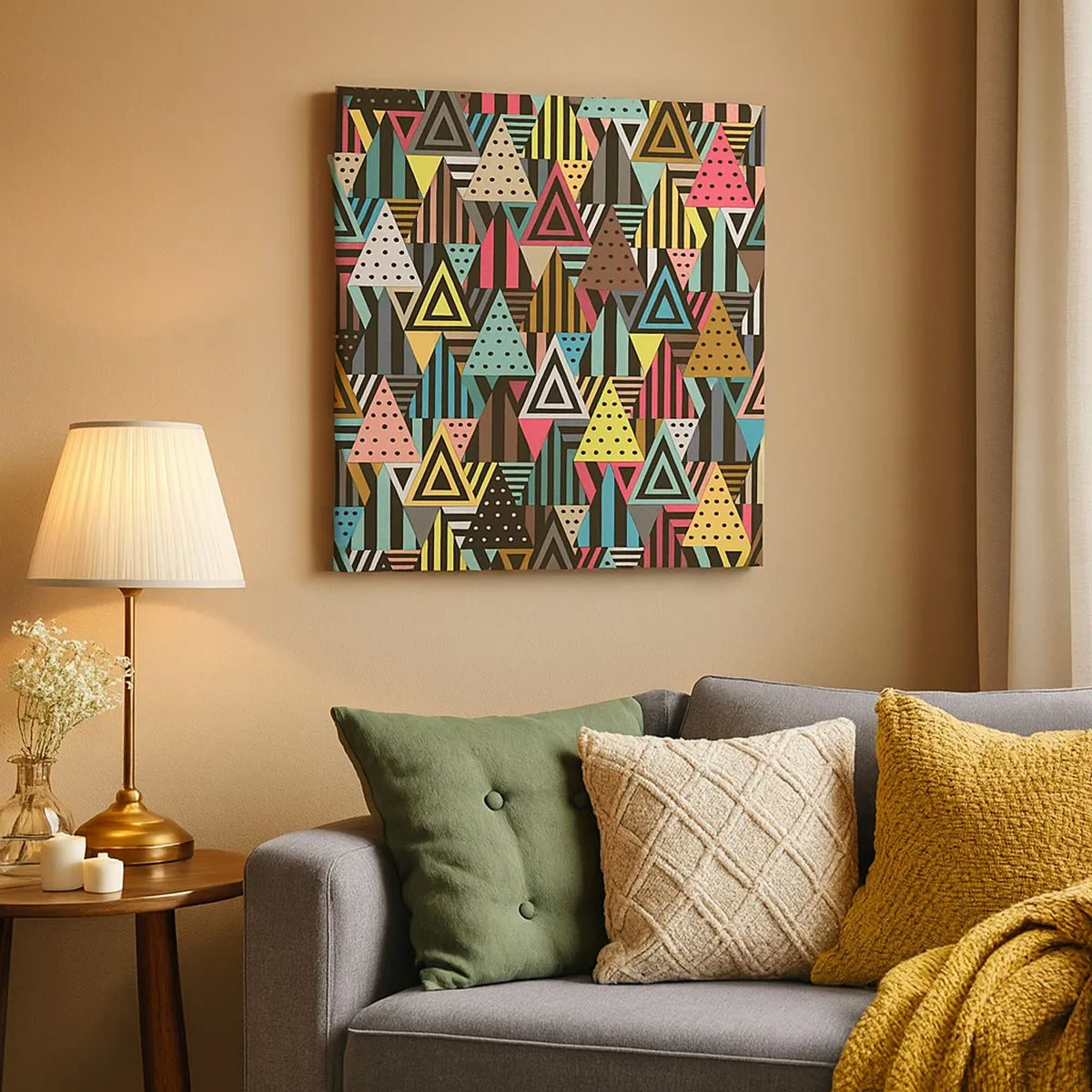 Obraz na plátně - V rytmu na tři - 30x30 cm