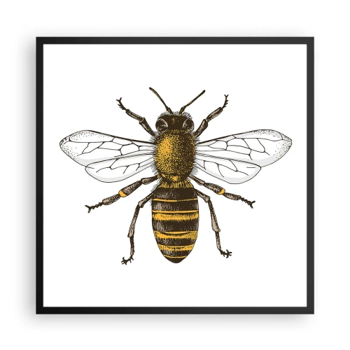 Plakát v černém rámu - Krásná a dobrá - 60x60 cm