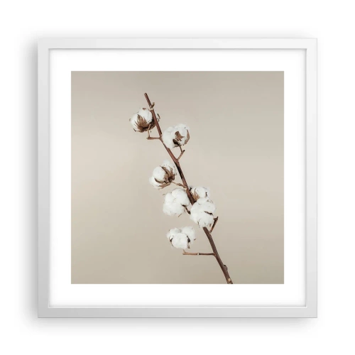 Plakát v bílém rámu - U zdroje měkkosti - 40x40 cm