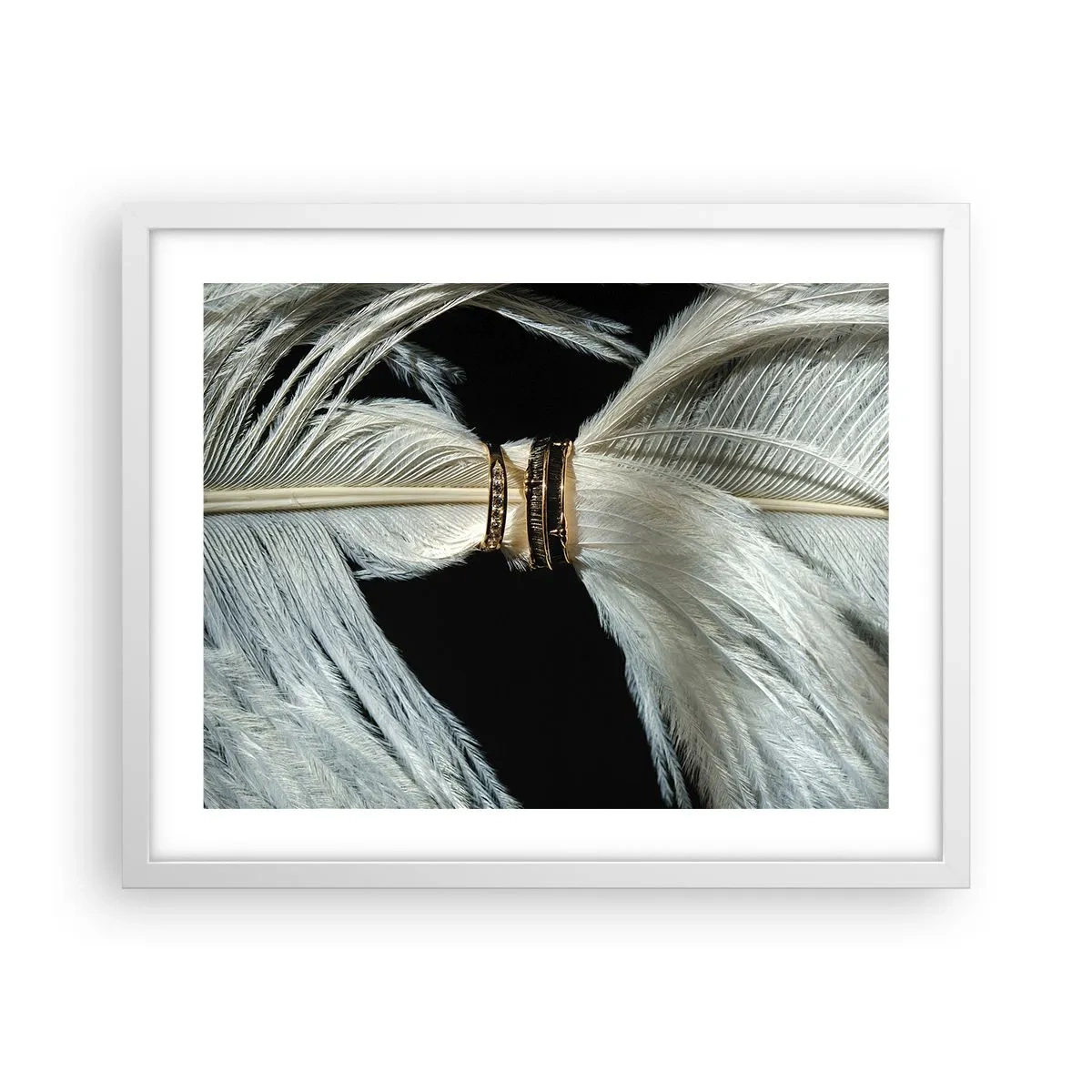 Plakát v bílém rámu - …a neopustím tě…. - 50x40 cm