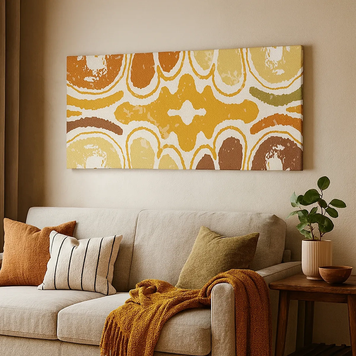 Obraz na plátně - Sentimentální abstrakce - 30x30 cm