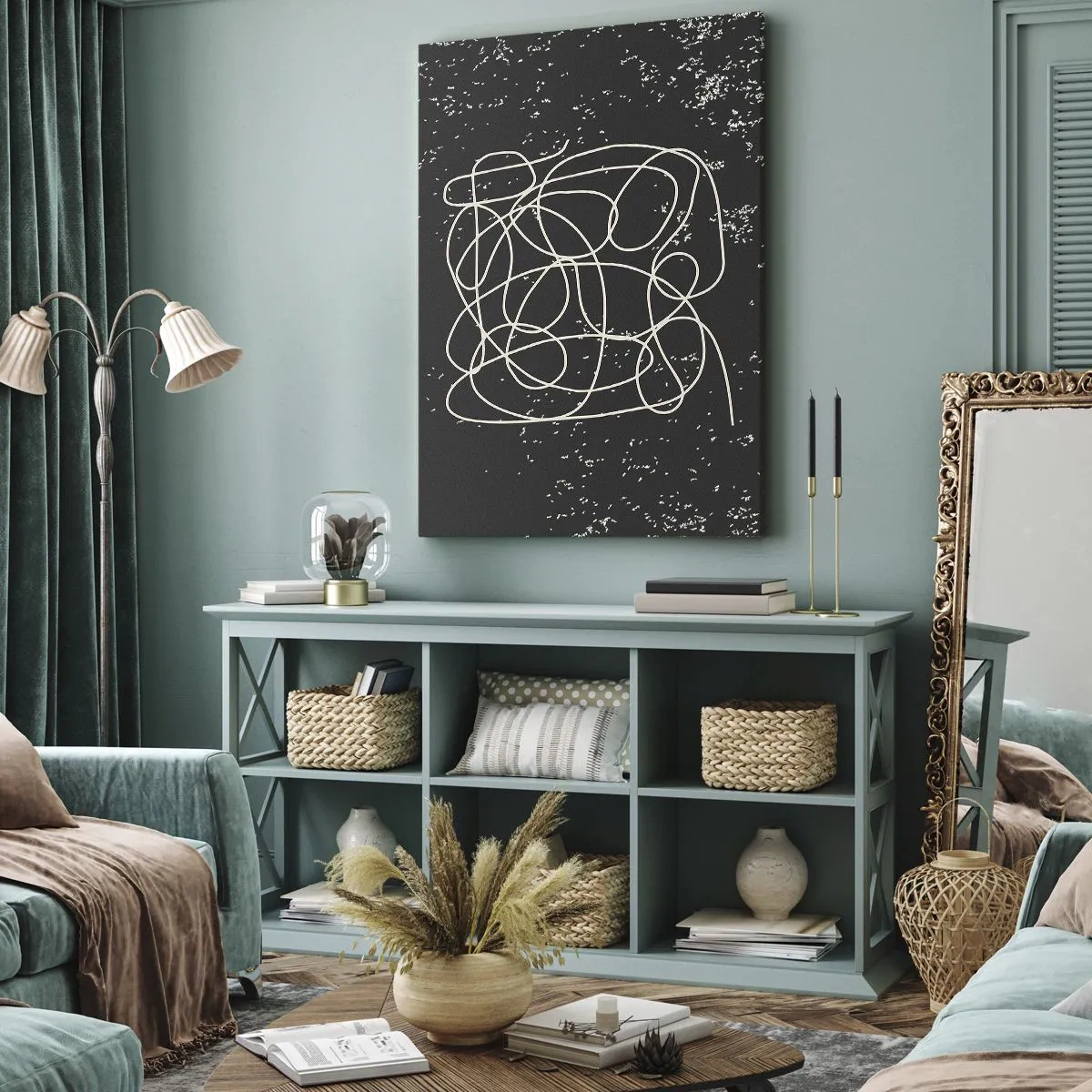 Obraz na plátně - Toulání myslí - 45x80 cm