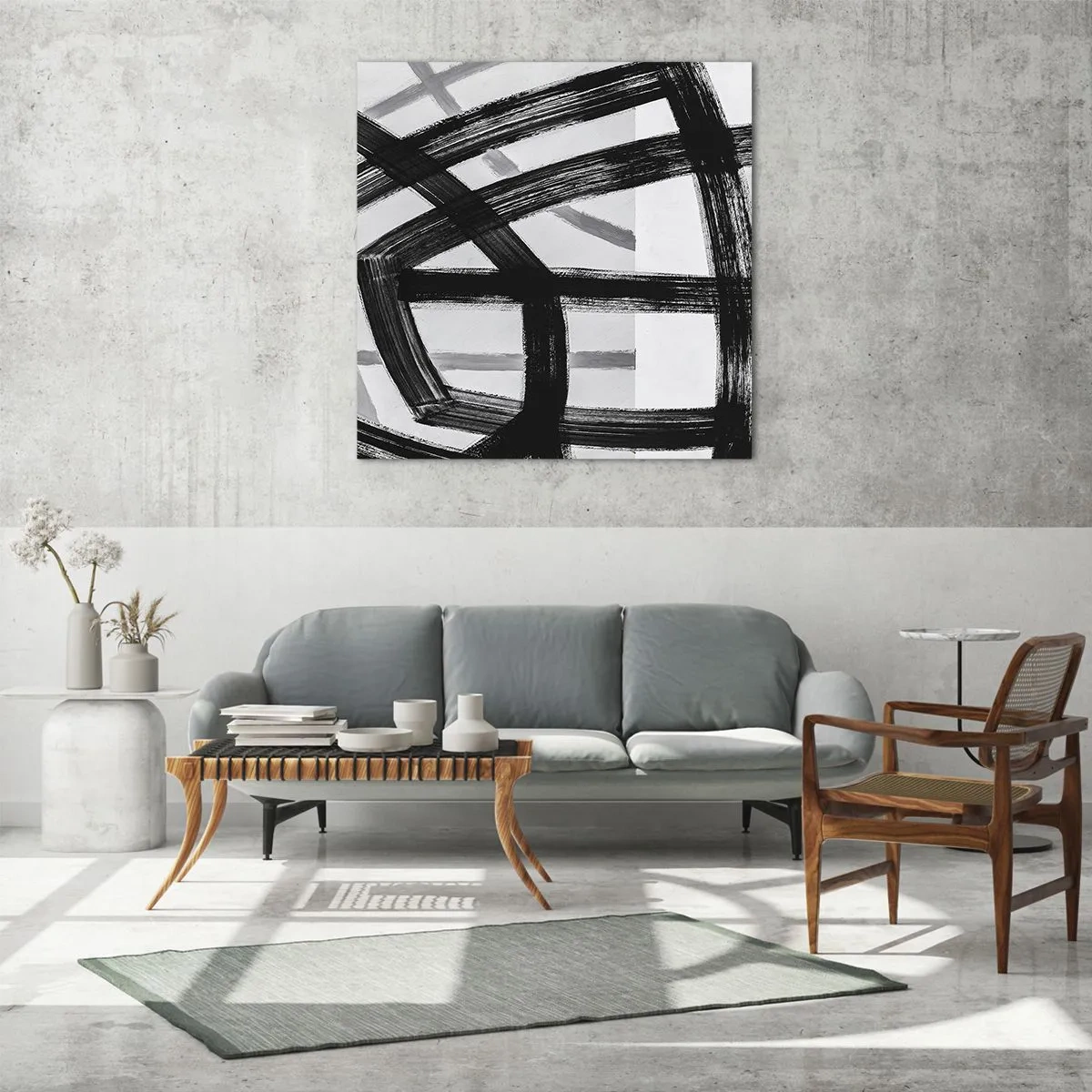 Obraz na skle - Hloubka - 40x40 cm