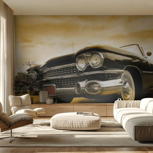 Fototapeta Premium Canvas - Klasika nikdy nepomíjí - Auto, Automobilový průmysl, Retro - 250x175 cm
