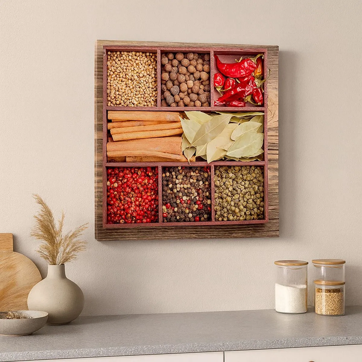 Obraz na plátně - Pořádek tvarů, buket vůní - 30x30 cm