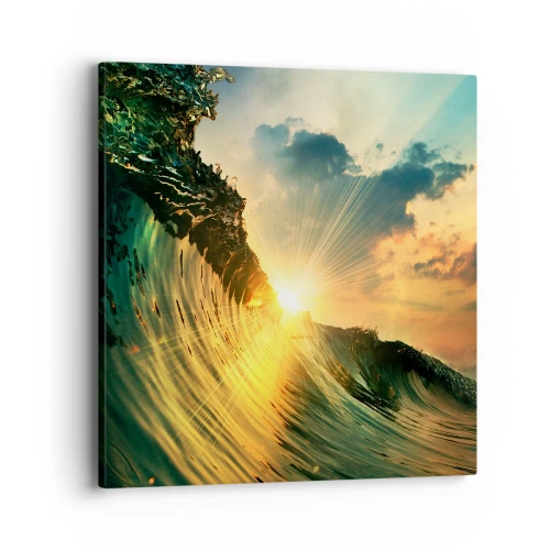 Obraz na plátně - Surfaři, kde jsi? - 40x40 cm