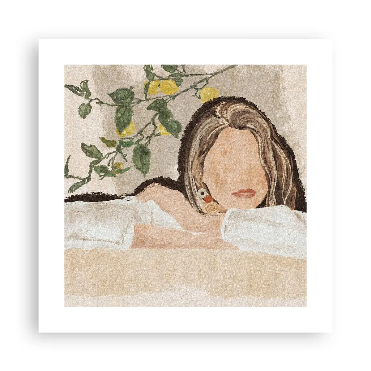 Plakát - Krasavice z jihu - 40x40 cm