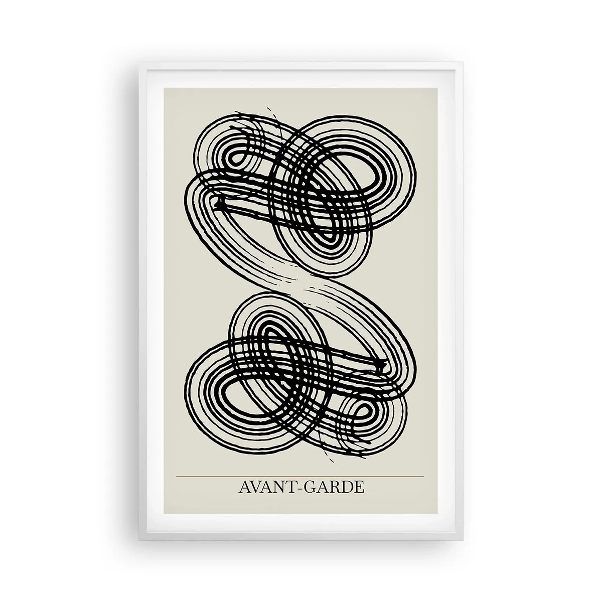 Plakát v bílém rámu - Vyšlo to spontánně - 61x91 cm