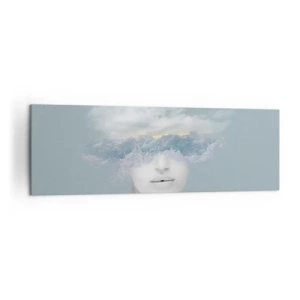 Obraz na plátně - S hlavou v oblacích - 160x50 cm