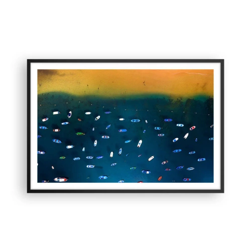 Plakát v černém rámu - Prázdninová hra - 91x61 cm