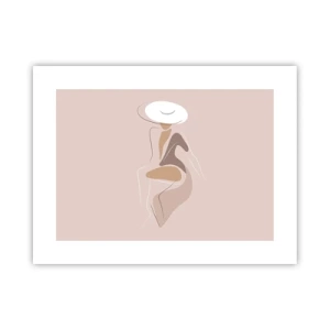 Plakát - Jak vypadá pravá dáma? - 40x30 cm