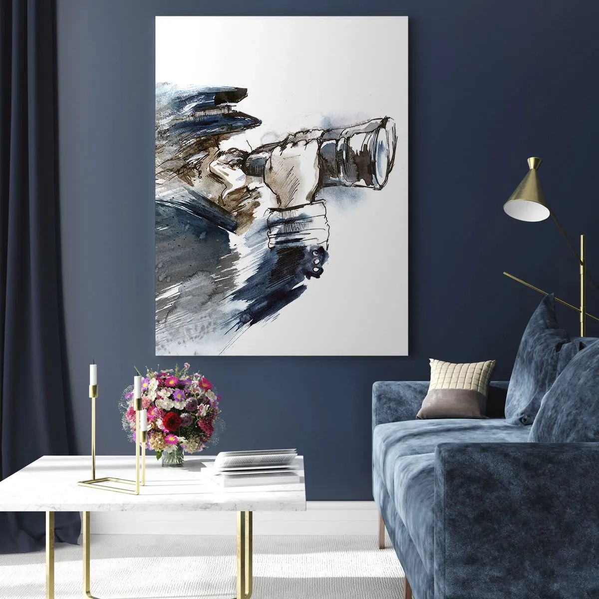 Obraz na skle - Deset na Beaufortově stupnici! - 50x70 cm